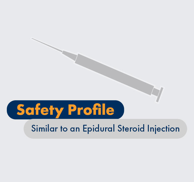 Graphic - Patient - Safety profile similar to an injection