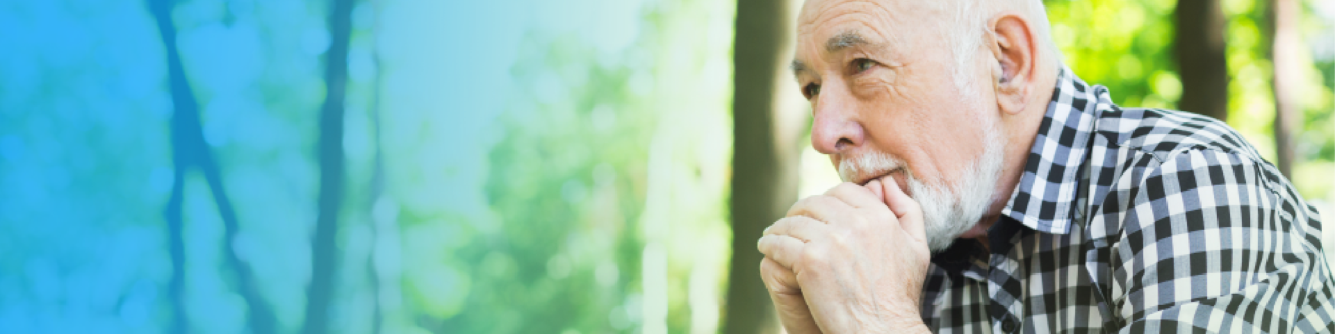 Man contemplating "ESI exhaustion" as he suffers from back pain