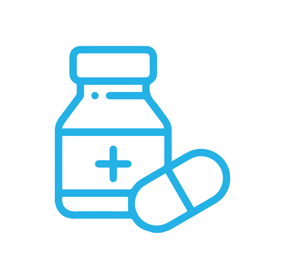 illustration of a pill bottle