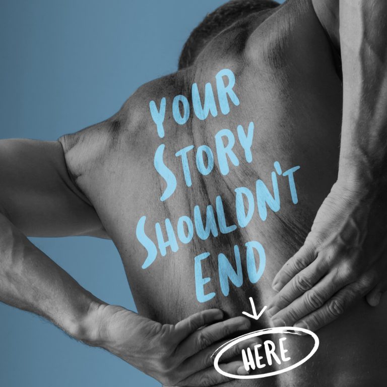 "Your story shouldn’t end with low back and leg pain" banner