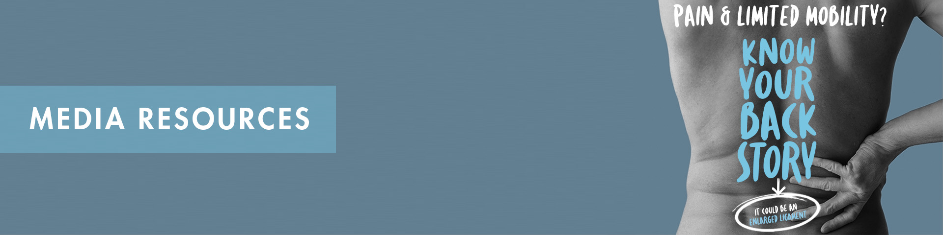 Media Resources - Know Your Back Story - header image