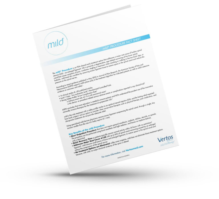 mild Procedure Fact Sheet