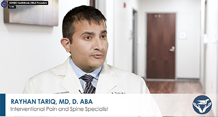 Dr. Rayhan Tariq, MD, D. ABA. Interventional Pain and Spine Specialist.